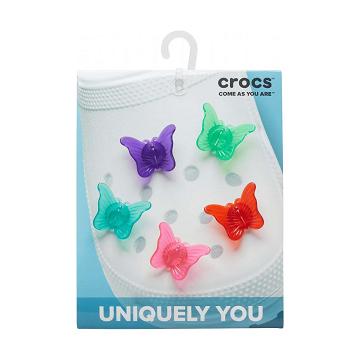 Crocs Butterfly Clip 5 Pack Men's Jibbitz Charms Multicolor | Australia 1040MQZA